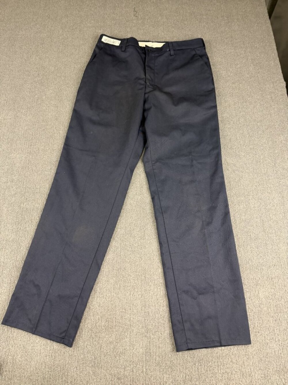 Aramark Mens Navy Blue Work Pants 36x34 Stretch Waistband